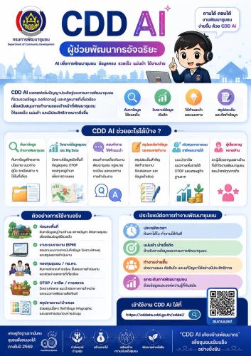 📣🤖 CDD AI ผู้ช่วยพัฒนาการอัจฉริยะ 💙